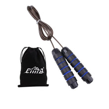 将图片加载到图库查看器，Tangle-Free Rapid Speed Jumping Rope Cable With Ball Bearings Steel Skipping Rope Adjustable Rapid Speed Jumping Ropes Cable Foam Handles Steel Jump Ropes For Gym Fitness Home Exercise

