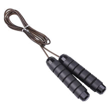 将图片加载到图库查看器，Tangle-Free Rapid Speed Jumping Rope Cable With Ball Bearings Steel Skipping Rope Adjustable Rapid Speed Jumping Ropes Cable Foam Handles Steel Jump Ropes For Gym Fitness Home Exercise
