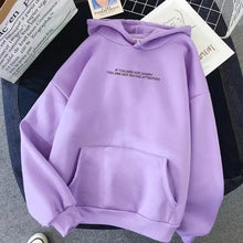 Load image into Gallery viewer, Teens Girls Funny Letter Oversized Hoodies Women Sweatshirts Hooded Sweats Long Sleeve Autumn Warm Women's Clothing Letter Slogan Printed Oversized Hoodies Autumn Black Tops Streetwear

