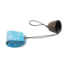 将图片加载到图库查看器，Temple Bell Pendant Lucky Wind Chimes Japanese Lucky Feng Shui Small Wind Chime Sound Clapper Home Garden Outdoor Decor Gift Cast Iron Outdoor For Good Luck Home Garden Patio Hanging Decoration Gift
