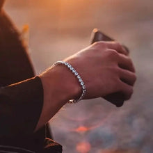 Load image into Gallery viewer, Tennis Single Row Synthetic Zircon Bracelet
