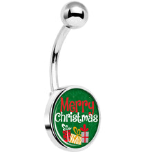 将图片加载到图库查看器，Merry Christmas Presents Belly Ring
