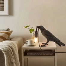 Load image into Gallery viewer, The Gothic Crow USB Port Lamp
