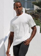 将图片加载到图库查看器，Custom Printed Men's Bamboo Viscose/Organic Cotton Short Sleeve T-Shirt

