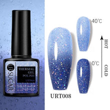 Load image into Gallery viewer, Thermal Shiny Nail Polish Change Color Effect Gel UV Semi Permanent Stylish Three Layer Effect For Womens
