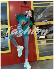 Load image into Gallery viewer, Thick Womens White Sneakers Fashion Shoes Blue Orange Mesh Casual Woman Trainers Lace-Up Platform Sneakers Low Top Trainers Lace Up Platform Sneakers Casual Leather Walking Flatform Sneakers
