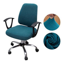 Load image into Gallery viewer, Thicken Solid Office Computer Chair Cover Spandex Split Seat Cover Universal Office Anti-dust Armchair Cover Protective &amp; Stretchable Universal Chair Covers Stretch Rotating Chair Slipcover
