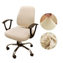 Load image into Gallery viewer, Thicken Solid Office Computer Chair Cover Spandex Split Seat Cover Universal Office Anti-dust Armchair Cover Protective &amp; Stretchable Universal Chair Covers Stretch Rotating Chair Slipcover
