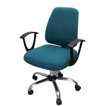 Load image into Gallery viewer, Thicken Solid Office Computer Chair Cover Spandex Split Seat Cover Universal Office Anti-dust Armchair Cover Protective &amp; Stretchable Universal Chair Covers Stretch Rotating Chair Slipcover
