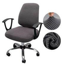 Load image into Gallery viewer, Thicken Solid Office Computer Chair Cover Spandex Split Seat Cover Universal Office Anti-dust Armchair Cover Protective &amp; Stretchable Universal Chair Covers Stretch Rotating Chair Slipcover
