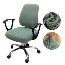 Load image into Gallery viewer, Thicken Solid Office Computer Chair Cover Spandex Split Seat Cover Universal Office Anti-dust Armchair Cover Protective &amp; Stretchable Universal Chair Covers Stretch Rotating Chair Slipcover
