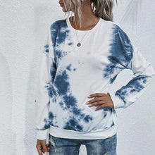 将图片加载到图库查看器，Tie Dye Round Neck Sweatshirt
