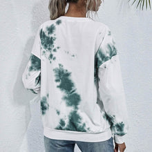 将图片加载到图库查看器，Tie Dye Round Neck Sweatshirt

