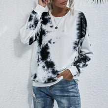 将图片加载到图库查看器，Tie Dye Round Neck Sweatshirt
