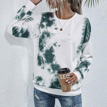 将图片加载到图库查看器，Tie Dye Round Neck Sweatshirt
