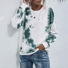 将图片加载到图库查看器，Tie Dye Round Neck Sweatshirt
