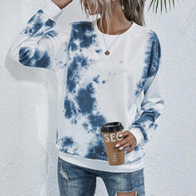 将图片加载到图库查看器，Tie Dye Round Neck Sweatshirt
