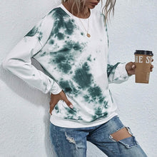 将图片加载到图库查看器，Tie Dye Round Neck Sweatshirt
