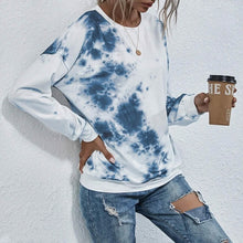 将图片加载到图库查看器，Tie Dye Round Neck Sweatshirt
