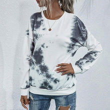 将图片加载到图库查看器，Tie Dye Round Neck Sweatshirt
