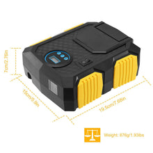 Load image into Gallery viewer, Tire Inflator 12V DC 120W 150PSI with LCD Electric Air Compressor
