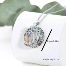 Load image into Gallery viewer, To My Granddaughter, Tree Of Life Sisters On The Swing Pendant Necklace
