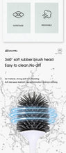 Load image into Gallery viewer, Toilet Brush and Holder Set No Dead Corners Wall-Mounted Toilet Brush Bathroom Accessories Set Toilet Brush And Bracket Set Non Slip Long Handle Soft Silicone Bristles Flexible Toilet Brush Head Wall-Mounted Drip-Proof
