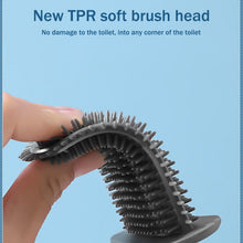 Load image into Gallery viewer, Toilet Brush Holder Sets Wall Hanging Household Floor Standing Soft Bristle Head Bathroom Cleaning Accessories Toilet Brush Set, Silicone Toilet Brush with Holder Wall Mounted With Toilet Bowl Brush And Holder Bendable Brush Head Holder Quickly Drying
