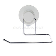 将图片加载到图库查看器，Toilet Paper Holder Bathroom Suction Hanger Tissue Rack Kitchen Towel Hook Powerful Vacuum Suction Cup Toilet Paper Roll Holder Wall Mount Towel Tissue Rack For Bathroom And Kitchen-Drill Free
