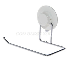 将图片加载到图库查看器，Toilet Paper Holder Bathroom Suction Hanger Tissue Rack Kitchen Towel Hook Powerful Vacuum Suction Cup Toilet Paper Roll Holder Wall Mount Towel Tissue Rack For Bathroom And Kitchen-Drill Free
