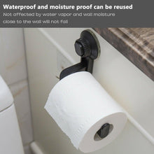 Load image into Gallery viewer, Toilet Paper Holder Super Storage Suction Cup Wall Mount Removable Rack Suction Cup Toilet Paper Holder  Wall Mount Plastic Tissue Roll Dispenser For Bathroom And Kitchen
