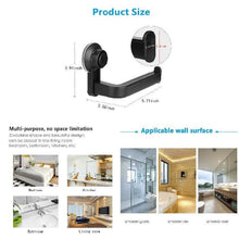 Load image into Gallery viewer, Toilet Paper Holder Super Storage Suction Cup Wall Mount Removable Rack Suction Cup Toilet Paper Holder  Wall Mount Plastic Tissue Roll Dispenser For Bathroom And Kitchen
