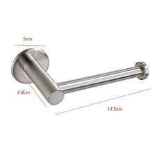 Load image into Gallery viewer, Toilet Wall Mount Toilet Paper Holder Stainless Steel Bathroom Kitchen Roll Paper Accessory Tissue Towel Accessories  Holders Modern Paper Roll Holder Wall Mount Tissue Roll Rack
