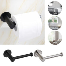 将图片加载到图库查看器，Toilet Wall Mount Toilet Paper Holder Stainless Steel Bathroom Kitchen Roll Paper Accessory Tissue Towel Accessories Holders  Tissue Roll Holders Dispenser And Hangers Wall Mounted For Bathroom  Kitchen Stainless Steel
