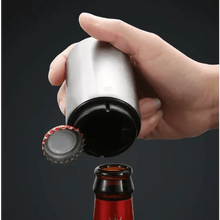 将图片加载到图库查看器，Automatic Beer Bottle Opener Magnet Beer Opener Stainless Steel Push Down Opener Wine Beer Soda Cap Opener Kitchen Accessories
