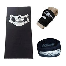 将图片加载到图库查看器，Top Quality Cycling Mask Headwear Halloween Skull Wrap Scarf Warm Washable Headband Breathable Running Bandana Outdoor Sports Equipment
