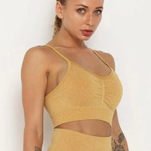 Load image into Gallery viewer, Push Up Sports Tops Fitness For Women And Girls Sport Female Sport Gym Top Padded Gym Brassiere Sports
