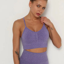 Load image into Gallery viewer, Push Up Sports Tops Fitness For Women And Girls Sport Female Sport Gym Top Padded Gym Brassiere Sports
