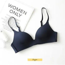 Load image into Gallery viewer, Seamless Bras for Women Push Up Bra No Wire Brassiere A B Cup Underwear Bra Three Quarters 3/4 Cup Thin Soft
