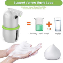 Load image into Gallery viewer, Touchless Automatic Soap Dispenser USB Charging Smart Foam Machine Infrared Sensor Foam Soap Dispenser Hand Sanitizer Touchless Commercial Easy Refill Soap &amp; Sanitizer Holder Hand Free Sensor Wall Mount Adjustable Liquid Gel
