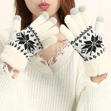 Load image into Gallery viewer, Touchscreen Thick Knitted Full Finger Women Gloves Classic Warm Soft Stylish Gloves For Women
