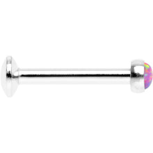 将图片加载到图库查看器，5/16 Pink Synthetic Opal Internally Threaded Daith Cartilage Tragus
