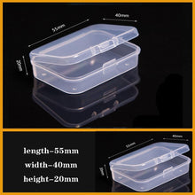 Load image into Gallery viewer, Transparent Plastic Box Screw Compartment Box Jewelry Earring Display Case Container Clear Terminal Organizer Tool Storage boxes Multiple Compartments Jewelry Storage Container
