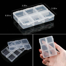 将图片加载到图库查看器，Transparent Plastic Storage Jewelry Box Compartment Adjustable Container For Beads Earring Box For Jewelry Rectangle Box Case Storage Container for Jewelry Beads Earring
