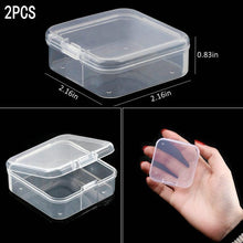 将图片加载到图库查看器，Transparent Plastic Storage Jewelry Box Compartment Adjustable Container For Beads Earring Box For Jewelry Rectangle Box Case Storage Container for Jewelry Beads Earring
