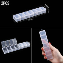 将图片加载到图库查看器，Transparent Plastic Storage Jewelry Box Compartment Adjustable Container For Beads Earring Box For Jewelry Rectangle Box Case Storage Container for Jewelry Beads Earring
