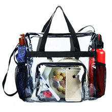 Load image into Gallery viewer, Transparent See Through Clear Tote Bag
