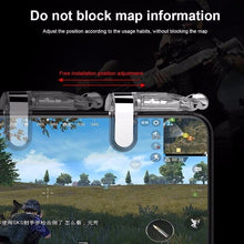 将图片加载到图库查看器，Transparent Simple Joystick Shooting Key Button Trigger Controller Gamepad Gaming Controller Compatible With Smartphones Mobile
