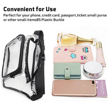 Load image into Gallery viewer, Transparent Waterproof Waist Bag
