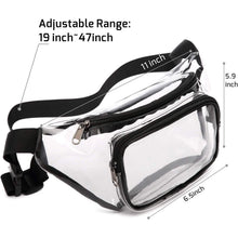 Load image into Gallery viewer, Transparent Waterproof Waist Bag
